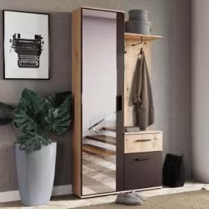 Obrazek Garderoba Lux artisan/czarny