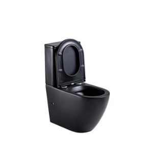 Obrazek Kompakt bezkołnierzowy Igar Black z deską wolnoopadającą