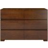 Obrazek  Komoda Drewniana Sosnowa 6s Skandica Vestre Orzech 