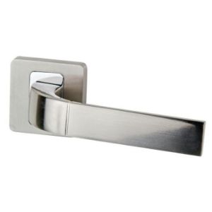 Obrazek Klamka drzwiowa ESENTIA R62 nikiel/satyna/chrom bdr 