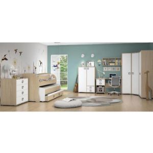 Obrazek Łóżko Kiki KR120--BK/KI beech 