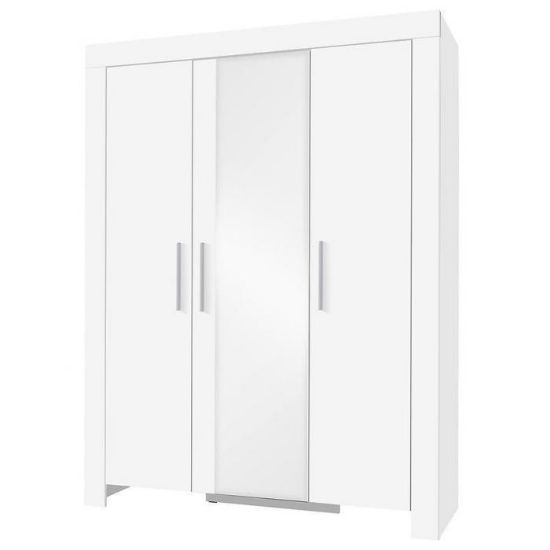 Obrazek Szafa Cezar 1 Biały/Lustro