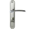 Obrazek Klamka drzwiowa LARGO WC72 nikiel/satyna/chrom 