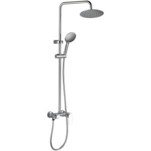 Obrazek Echo system natryskowo-wannowy z deszczownicą z baterią mechaniczną