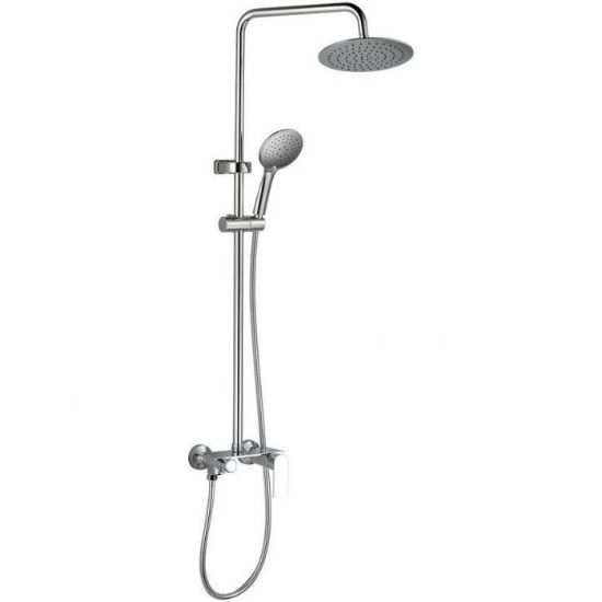 Obrazek Echo system natryskowo-wannowy z deszczownicą z baterią mechaniczną