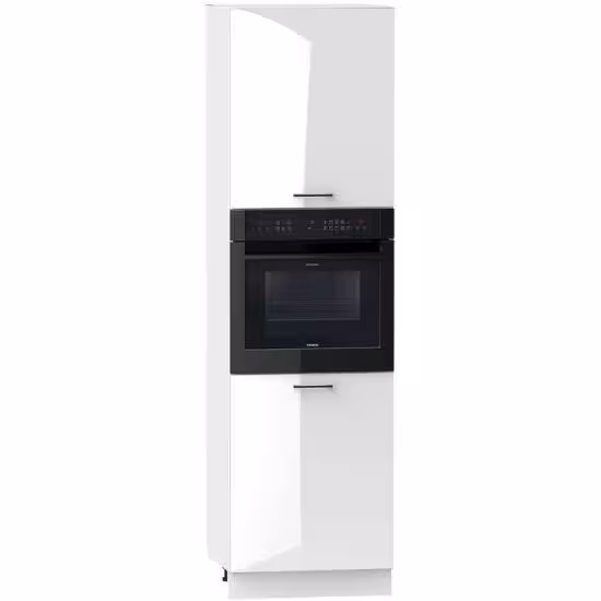 Obrazek Szafka kuchenna Oscar D60pk 2133 Pl biały połysk/biały 