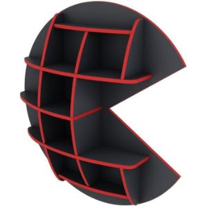 Obrazek Półka Matrix III grafit/czerwony