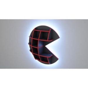 Obrazek Półka Matrix III grafit/czerwony