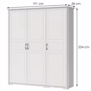 Obrazek Szafa 3d Evergreen p3/eg ivory mat