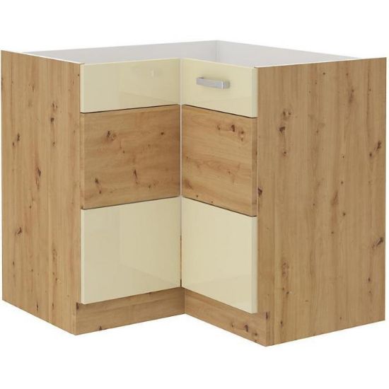 Obrazek Szafka kuchenna ARTISAN krem połysk 89X89 DN 1F BB