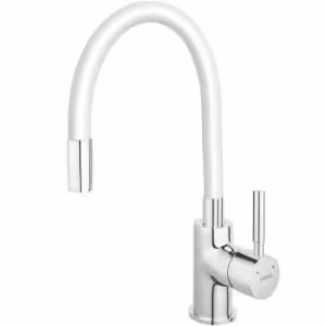 Obrazek Bateria zlewozmywakowa elastyczna szara Zumba