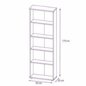 Obrazek Regał Dino dąb sonoma