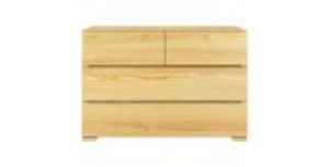 Obrazek Komoda Drewniana Sosnowa 4s Skandica Sparta Naturalny