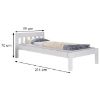 Obrazek Łóżko Pino 90x200 sosna bejca biała