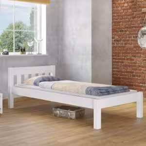 Obrazek Łóżko Pino 90x200 sosna bejca biała