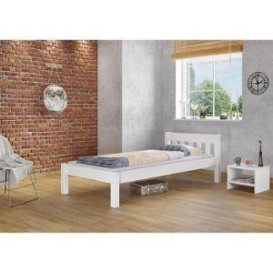 Obrazek Łóżko Pino 90x200 sosna bejca biała