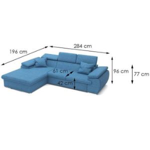 Obrazek Narożnik Polo L Porto 62 plus poduszki Porto 62