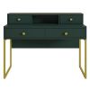 Obrazek Biurko Cloe 03 4s zielony/złoty metal 