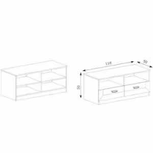 Obrazek Szafka RTV Tadeusz T11 dąb lefkas