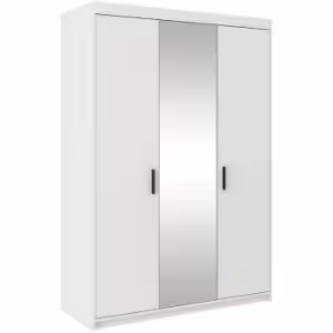 Obrazek Szafa Elena 3D biały/lustro