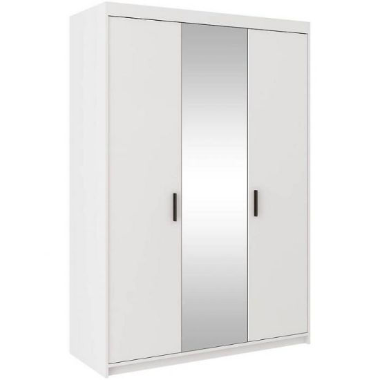 Obrazek Szafa Elena 3D biały/lustro