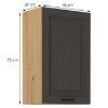 Obrazek Szafka kuchenna STILO grafit mat/artisan 45g-72 1f