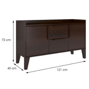 Obrazek Komoda Drewniana Sosnowa Skandica Agava Palisander