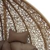 Obrazek Fotel wiszący dwuosobowy Dubaj naturalny z poduszką