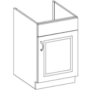 Obrazek Szafka kuchenna Stilo biały mat/artisan 50ZL 1F BB