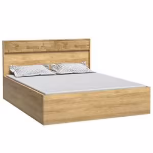 Łóżko M9 Mediolan 160x200 Deska Natural Hikora