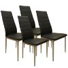 Obrazek Zestaw 4 Krzeseł Kris Tc-1002 Czarne