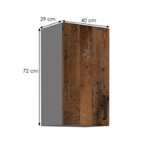 Obrazek Szafka kuchenna TESSA oldstyle/antracyt 40g-72 1f