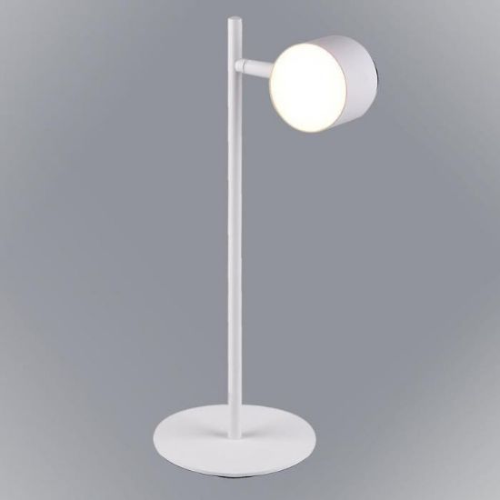 Obrazek Lampa biurkowa LED Kubik biała 318299 LB1