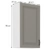 Obrazek Szafka kuchenna Stilo claygrey/biały 50g/90 1f