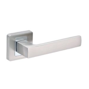 Obrazek Klamka drzwiowa TOMA R62 nikiel/satyna/chrom bdr