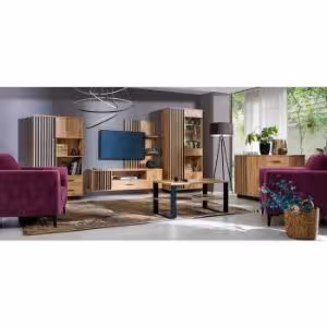 Obrazek Panel Sole LA13 dąb wotan/czarny mat