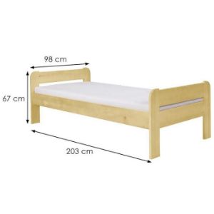 Obrazek Łóżko Alex 90x200 sosna surowa 