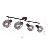 Obrazek Lampa 54303-4 dymione LS4