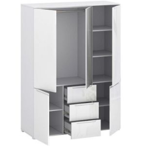 Obrazek Szafa Hill H 5D3S biały połysk 