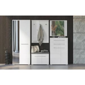 Obrazek Komoda 2d1s Piano Cpl21 Biały Połysk