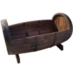 Obrazek Drewniana doniczka 60x35x34 cm