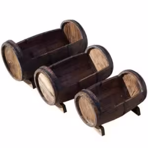 Obrazek Drewniana doniczka 60x35x34 cm