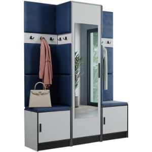 Obrazek Garderoba Roj 16 biała + Kronos 09 niebieska