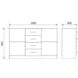 Obrazek Komoda Bahli Wotan