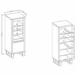 Obrazek Witryna 2d Halle 05 Dąb Wotan