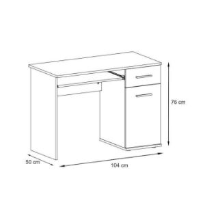 Obrazek Biurko Dino dąb sonoma/biały