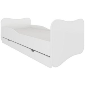 Obrazek Łóżko Dziecięce Gonzalo Biały 140 + materac i stelaż