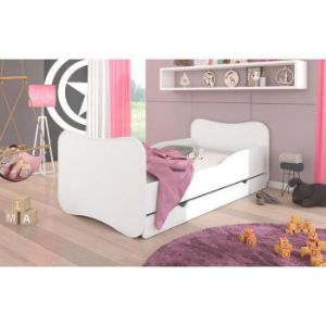 Obrazek Łóżko Dziecięce Gonzalo Biały 140 + materac i stelaż