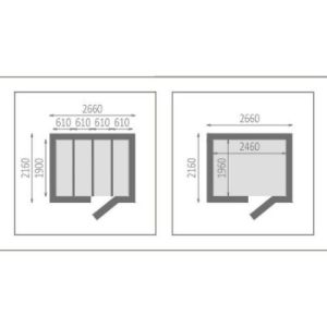 Obrazek Domek ogrodowy Margaretka 266x216 cm