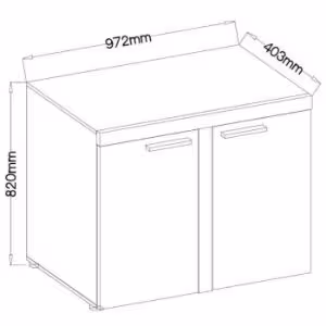 Obrazek Komoda Rumba 2F dąb lefkas